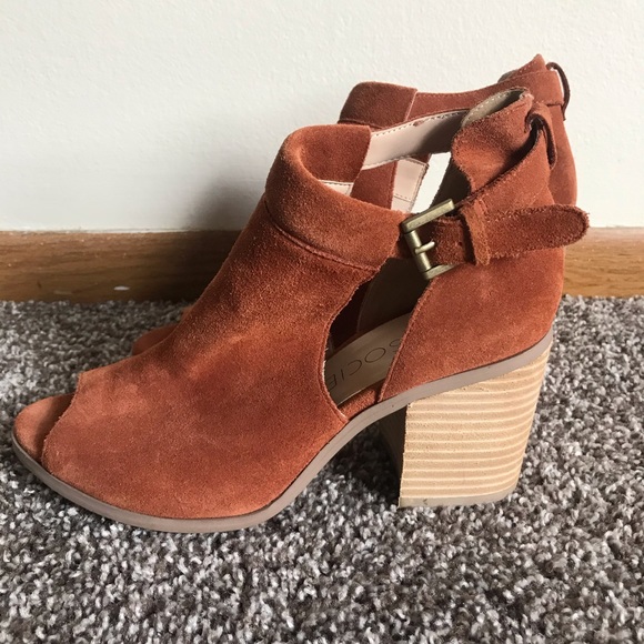 SOLE SOCIETY Ferris - Suede Booties - Size 7 - Picture 2 of 8